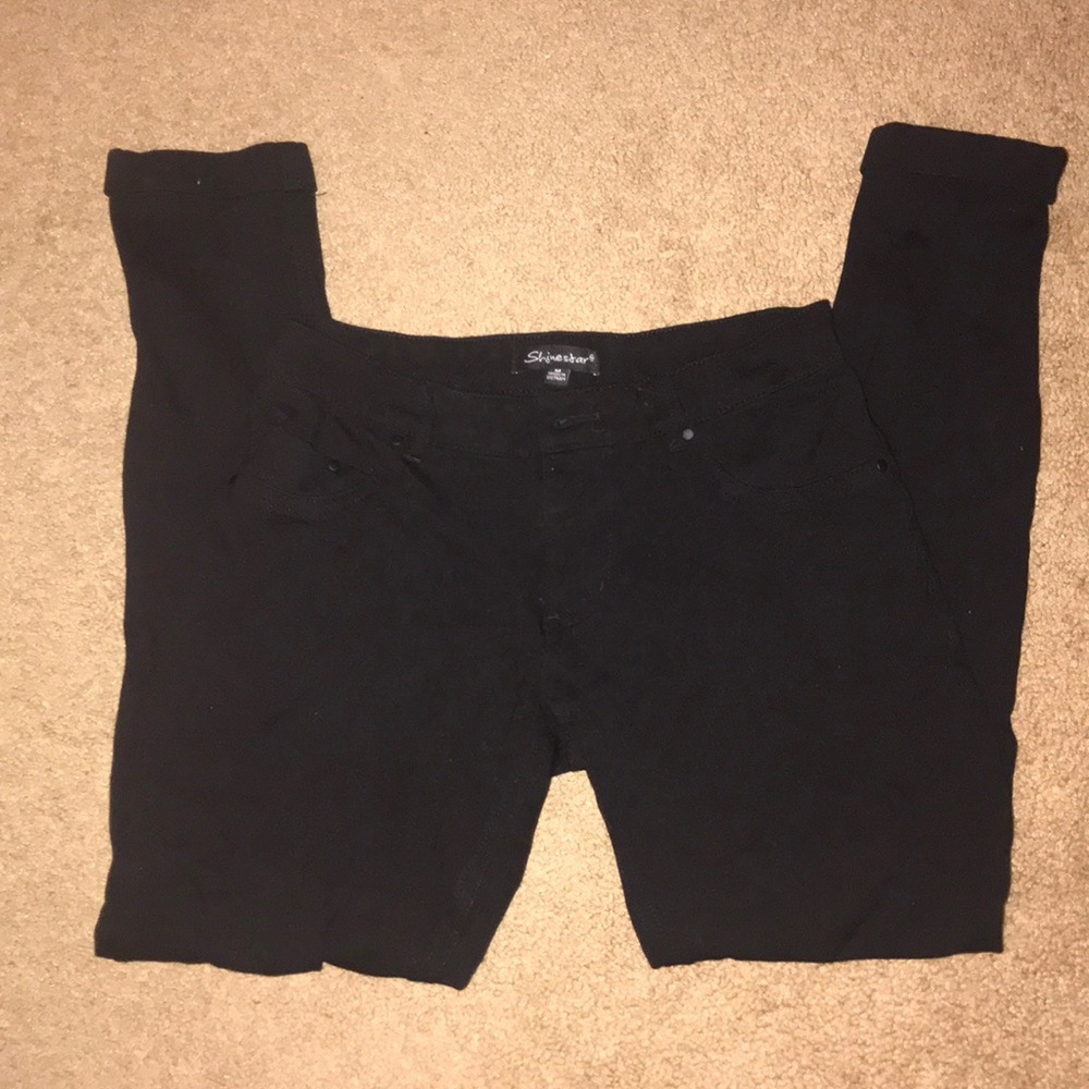 Shinestar black stretchy Jeggins💫
